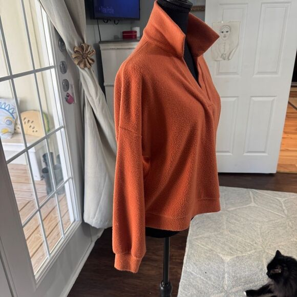 Women's Orange Sweater - Picture 3 of 8